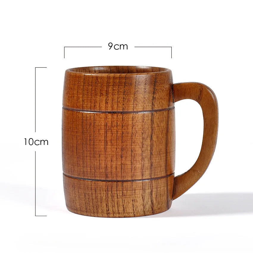 Wooden Beer Mug – Handmade Natural Kuksa Cup