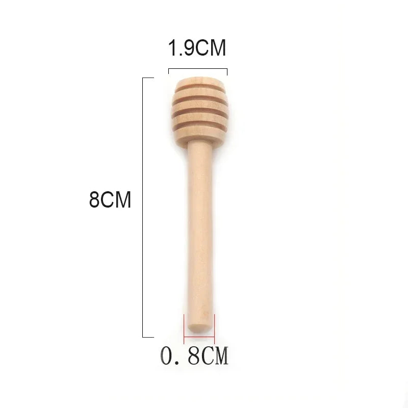 Wooden Honey Dipper Set (10pcs)