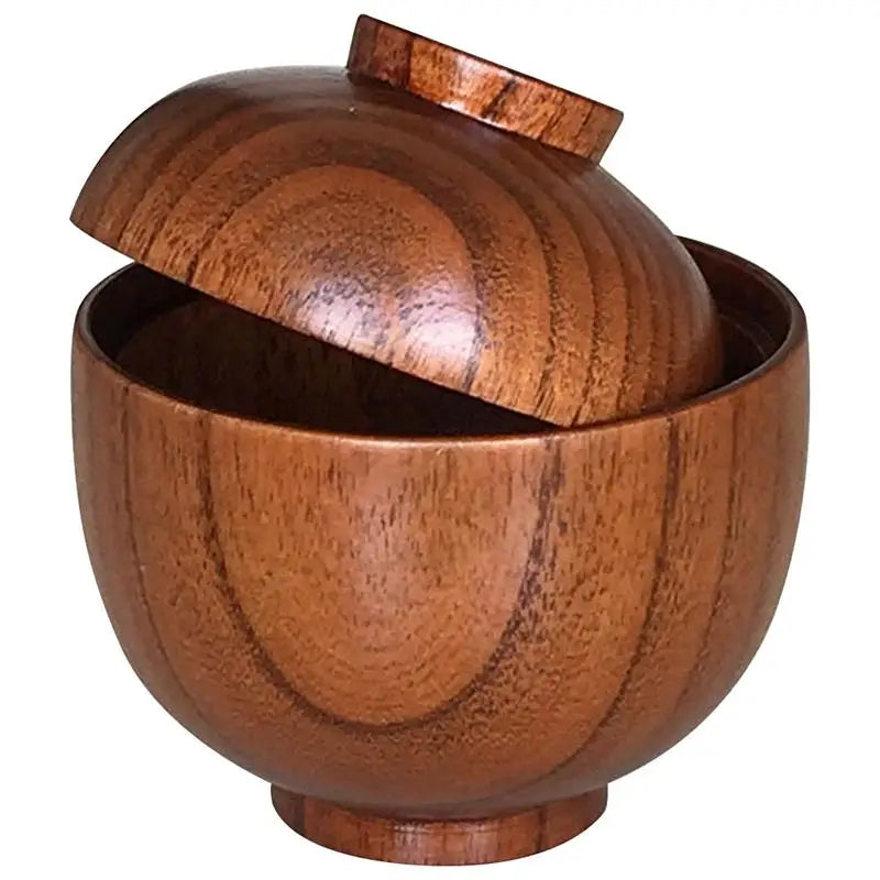 Wooden Bowl with Lid