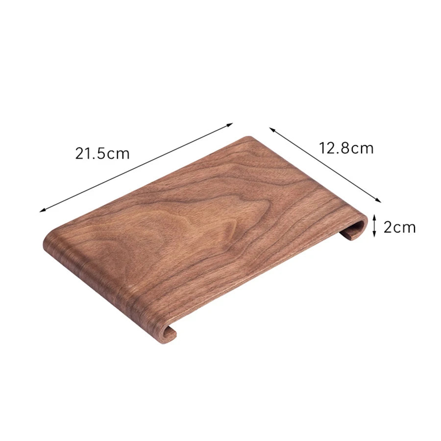 Elegant Rectangular Wooden Tea Tray
