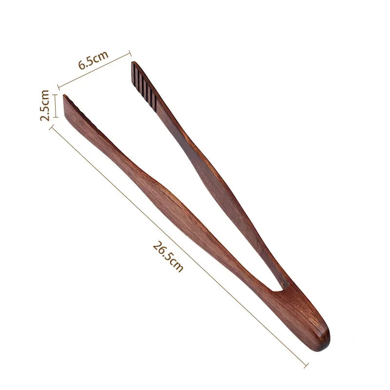 Wooden Kitchen Tongs – BBQ & Salad Serving Tool