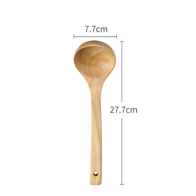 Wooden Spatula & Spoon Set – Natural Kitchen Tools