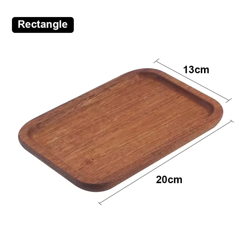 Walnut Wooden Tray – Japanese Style Serving Plate