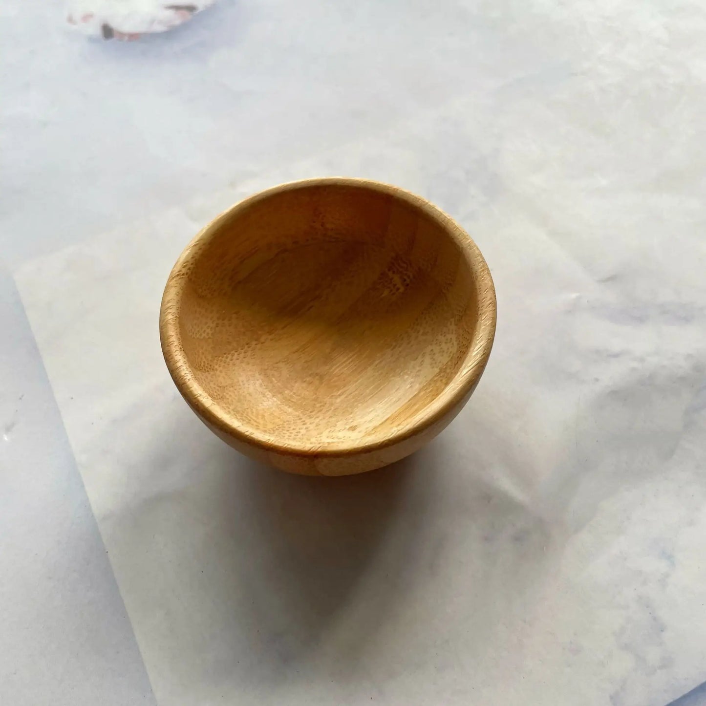 Mini Bamboo Bowl Set – Mixing Bowl with Spoon