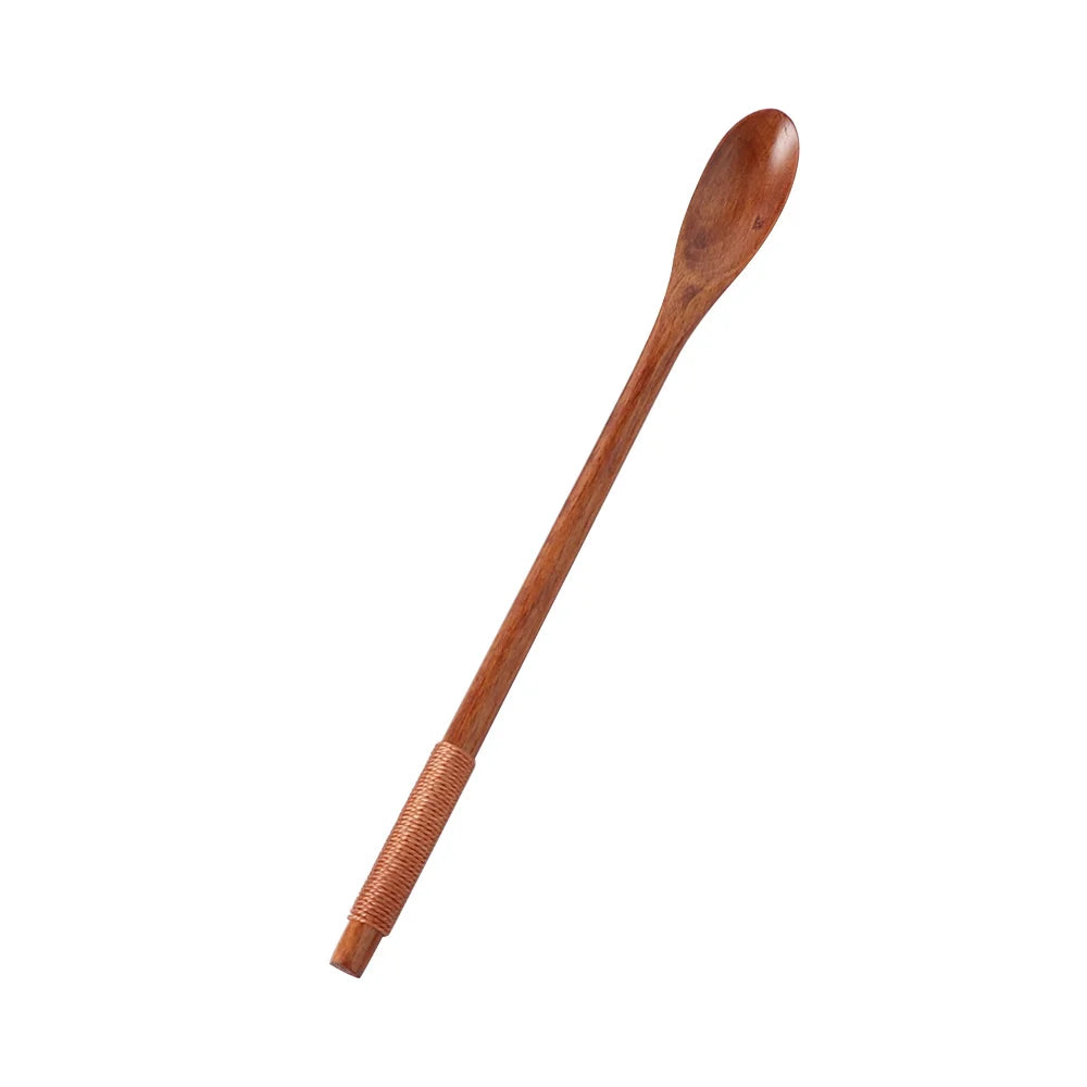 Long Handle Wooden Coffee Spoon