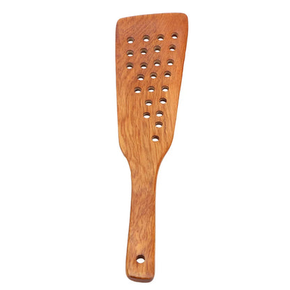 Wooden Cooking Spatula  – 24 Holes Filter Shovel
