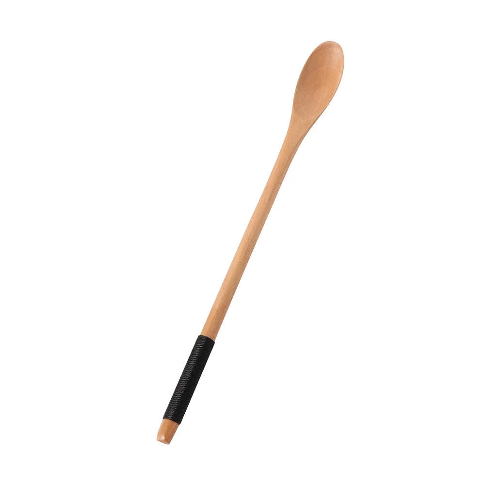 Long Handle Wooden Coffee Spoon