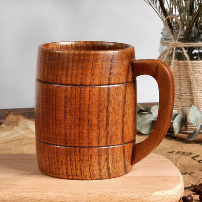 Wooden Beer Mug – Handmade Natural Kuksa Cup