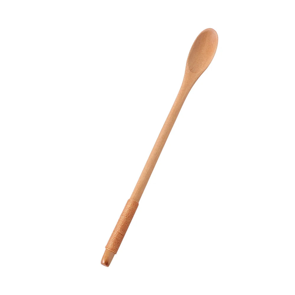 Long Handle Wooden Coffee Spoon