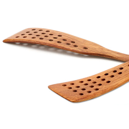 Wooden Cooking Spatula  – 24 Holes Filter Shovel