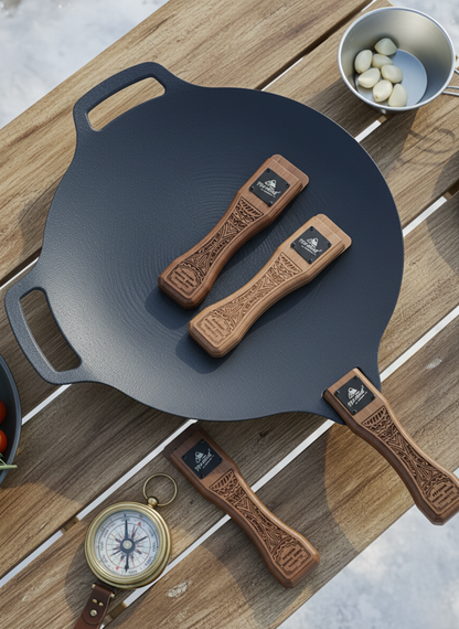 Wooden Pan Handle Grip