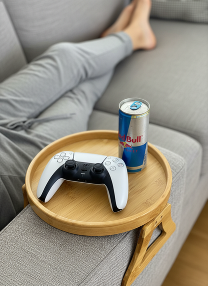 Bamboo Sofa Arm Tray Table