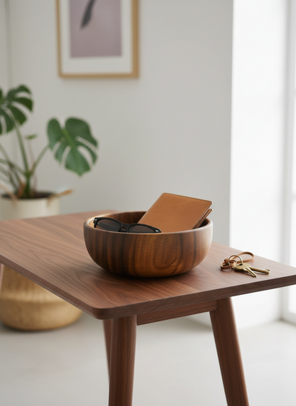 Acacia Wooden Serving Bowl