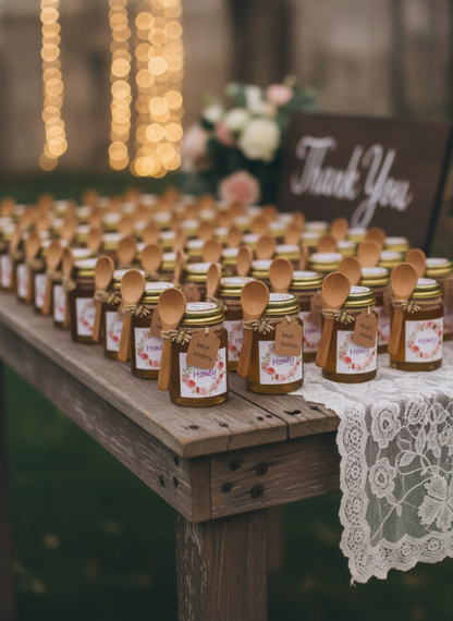 Mini Wooden Spoons – Natural Honey & Spice Spoon Set