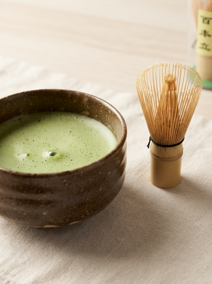 Matcha Bamboo Tea Set – 4-Pieces Kit