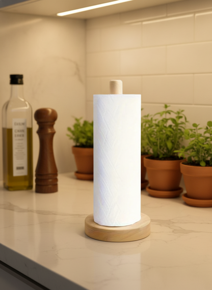 Bamboo Paper Roll Holder