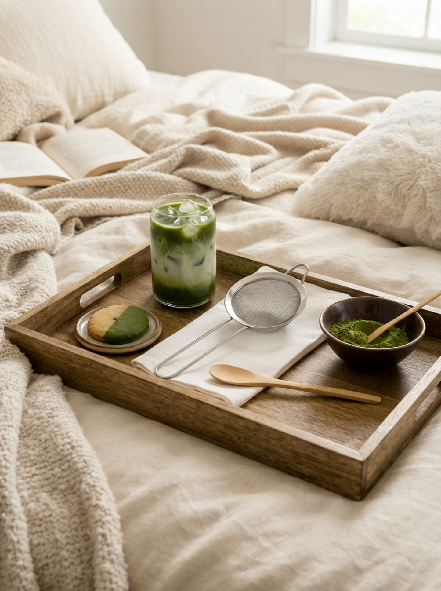 Matcha Bamboo Tea Set – 4-Pieces Kit