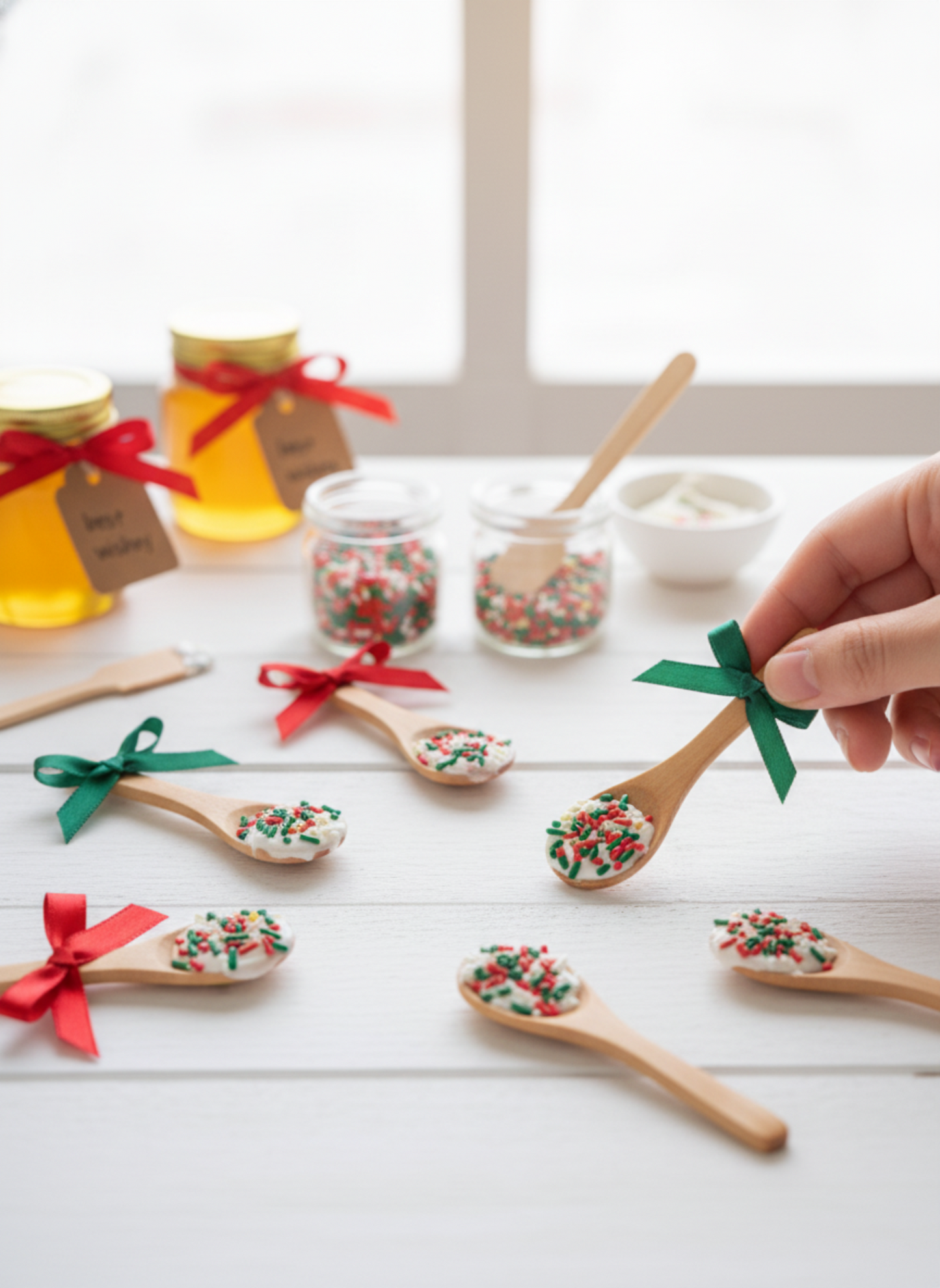 Mini Wooden Spoons – Natural Honey & Spice Spoon Set