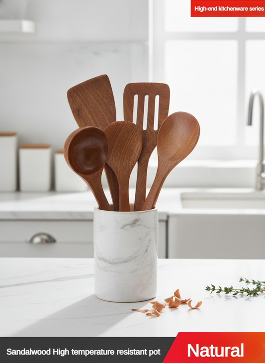 Wooden Spatula & Spoon Set – Natural Kitchen Tools