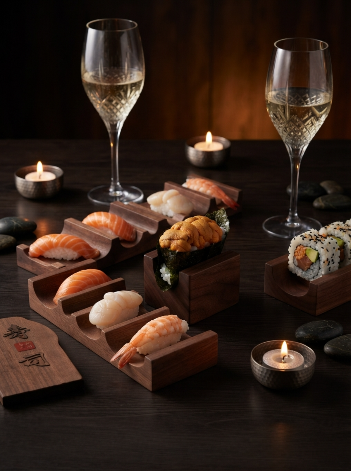 Japanese Sushi Serving Rack