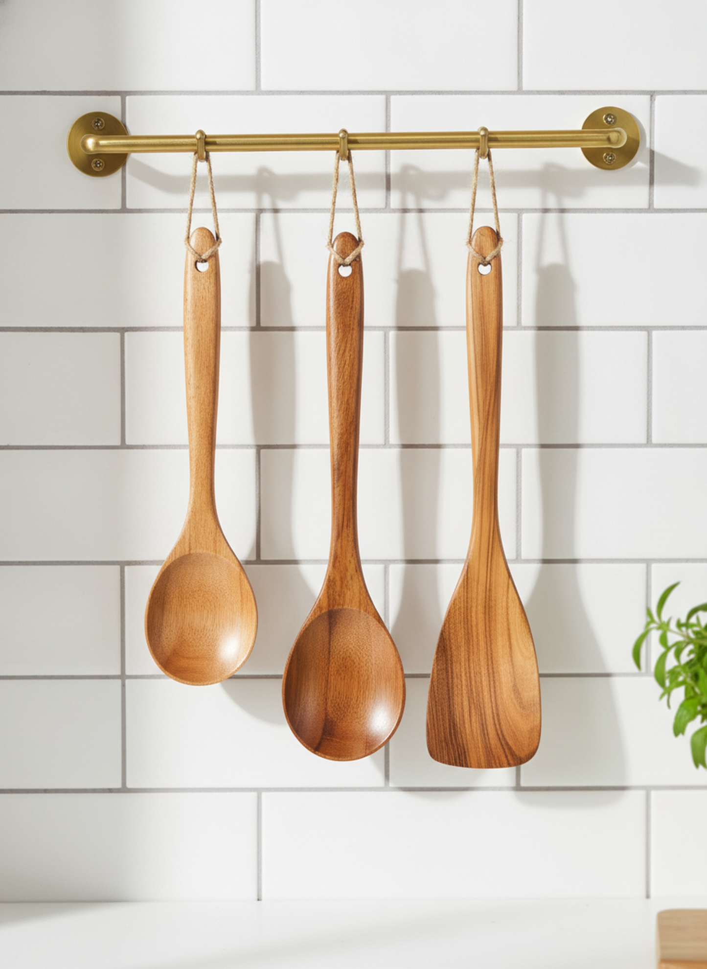 Wooden Kitchen Utensil Set – 10 Pieces