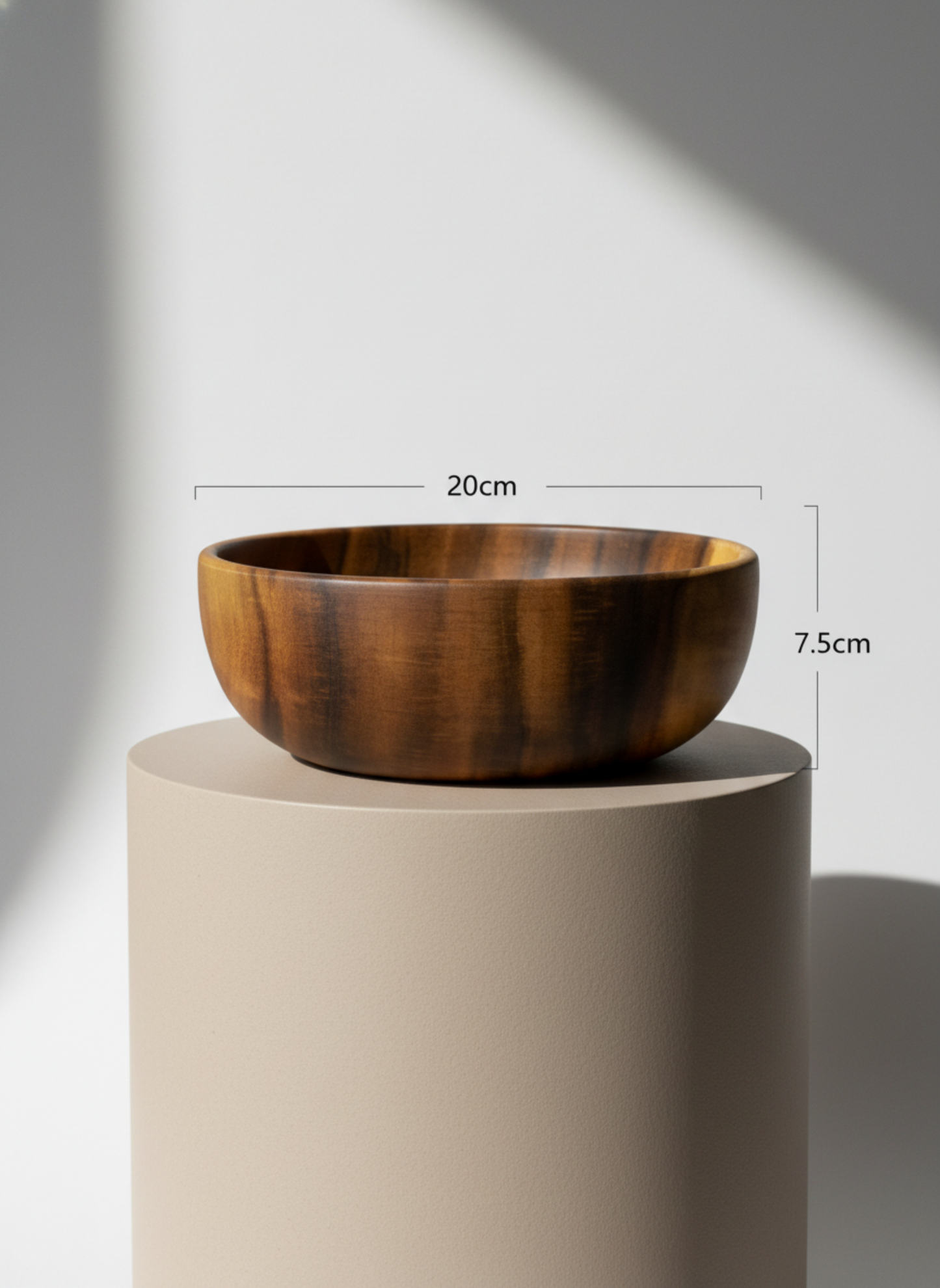 Acacia Wooden Serving Bowl