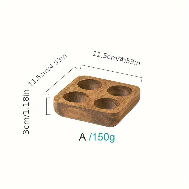 Wooden Egg Storage Tray – Multi-Compartment Kitchen Organizer