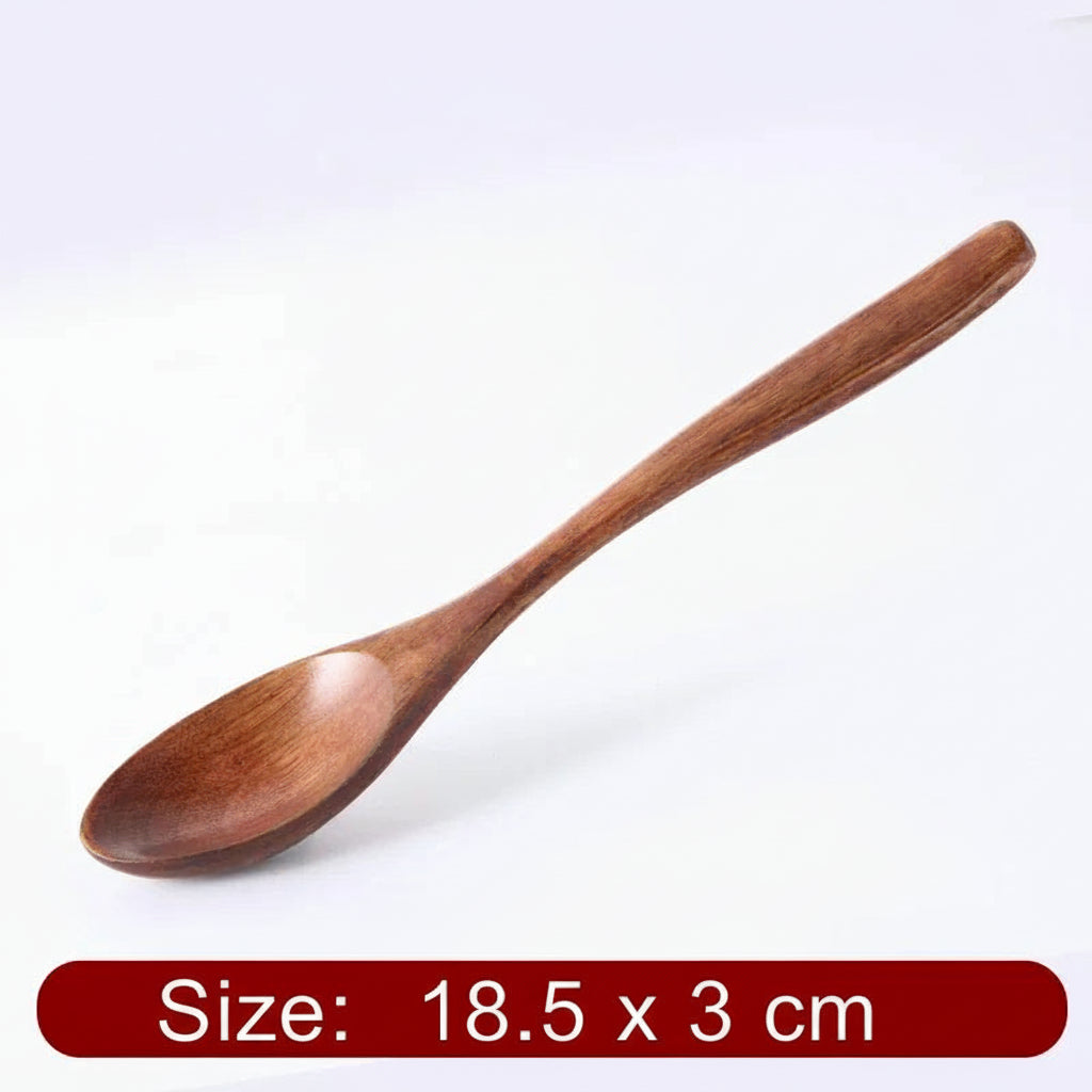 Mini Wooden Spoon & Fork Set – Coffee & Dessert Utensils