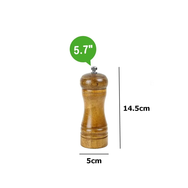 Wooden Pepper & Salt Grinder