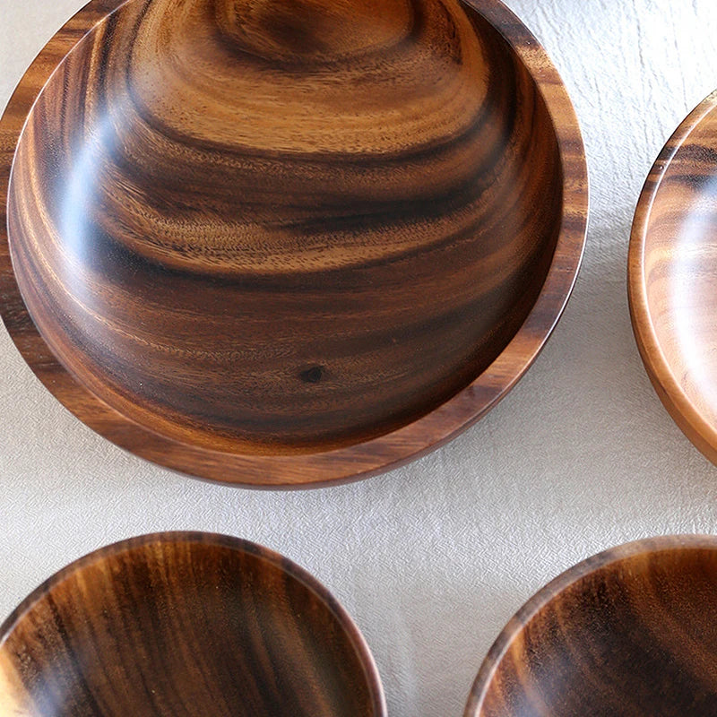 Premium Acacia Bowl – Salad, Mixing & Serving