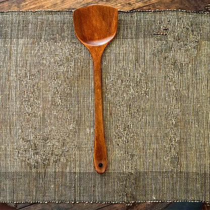 Long Wooden Cooking Spatula
