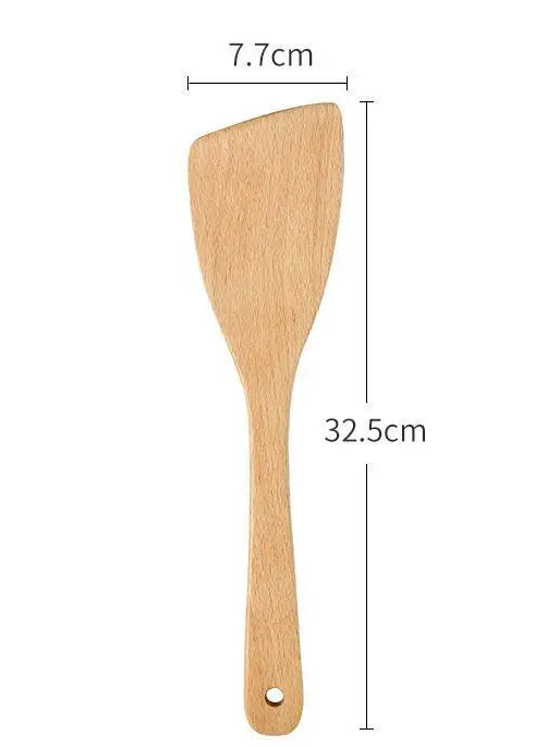 Wooden Spatula & Spoon Set – Natural Kitchen Tools