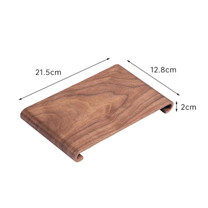 Elegant Rectangular Wooden Tea Tray