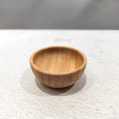 Mini Bamboo Bowl Set – Mixing Bowl with Spoon