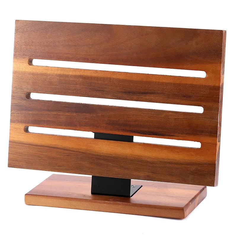 Magnetic Wooden Knife Block