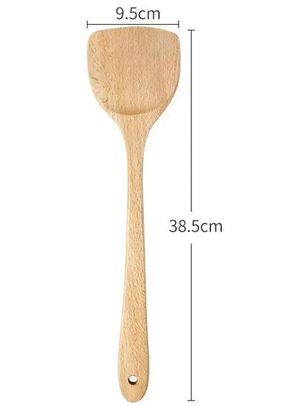 Wooden Spatula & Spoon Set – Natural Kitchen Tools