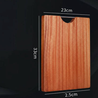 Solid Wood Cutting Board – Thick Ebony Chopping Board