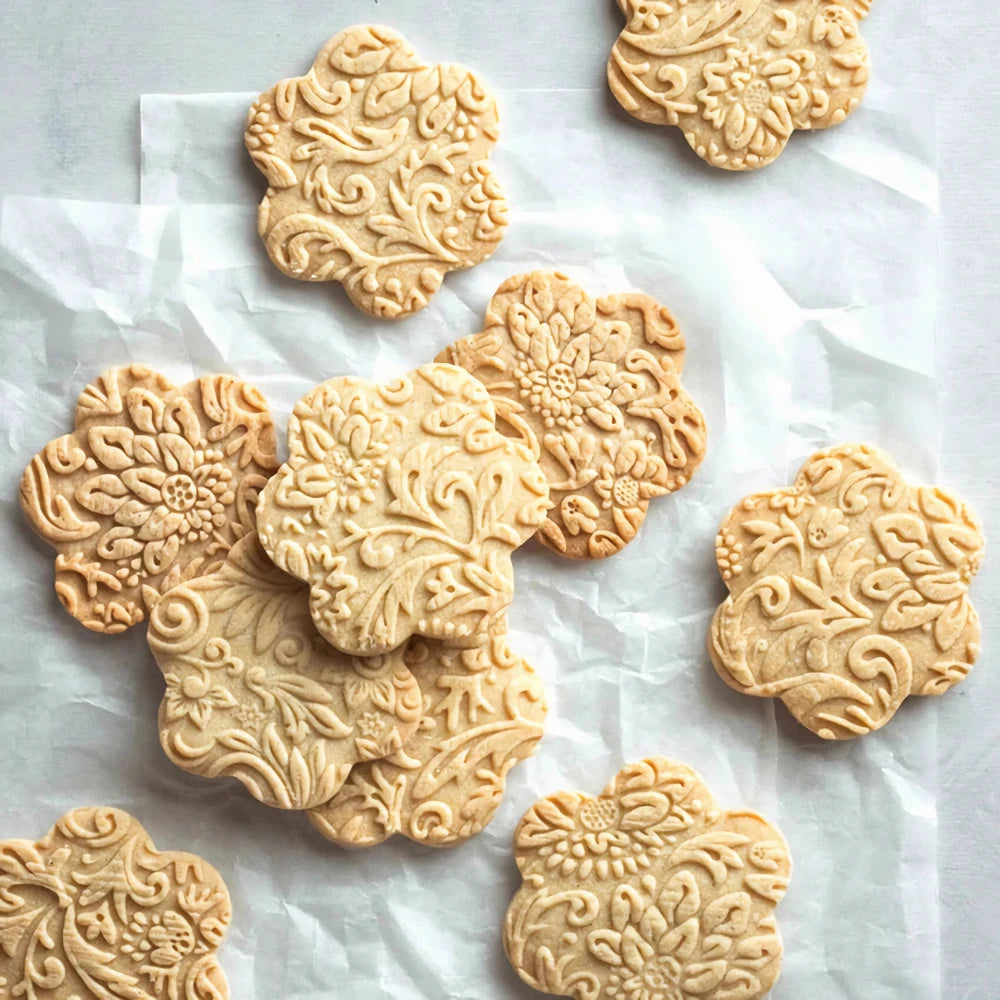 Sunflower Embossed Wooden Rolling Pin