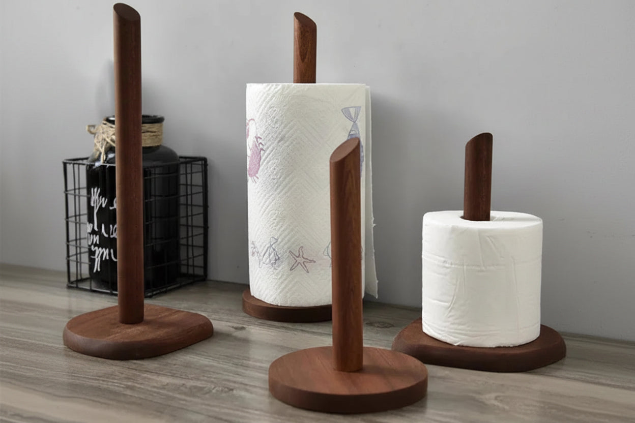 Walnut Roll Holder