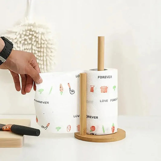 Wooden Tissue Roll Holder