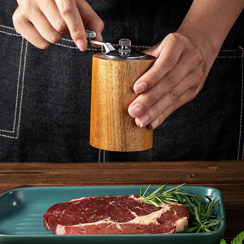 Wooden Manual Salt & Pepper Grinder