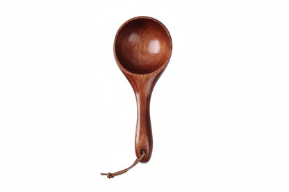 Large Wooden Scoop Spoon – Natural Kitchen Ladle