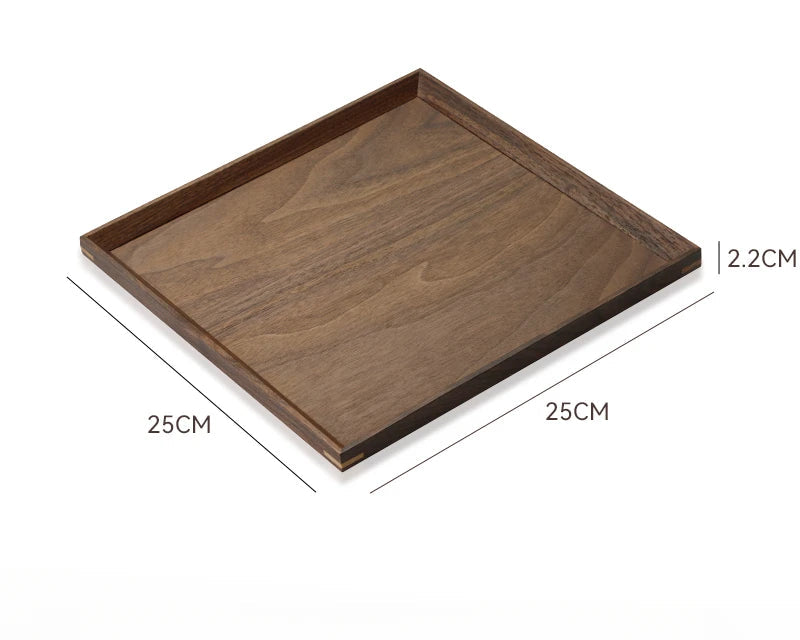 Walnut Wooden Tea Tray – Rectangular Serving Board