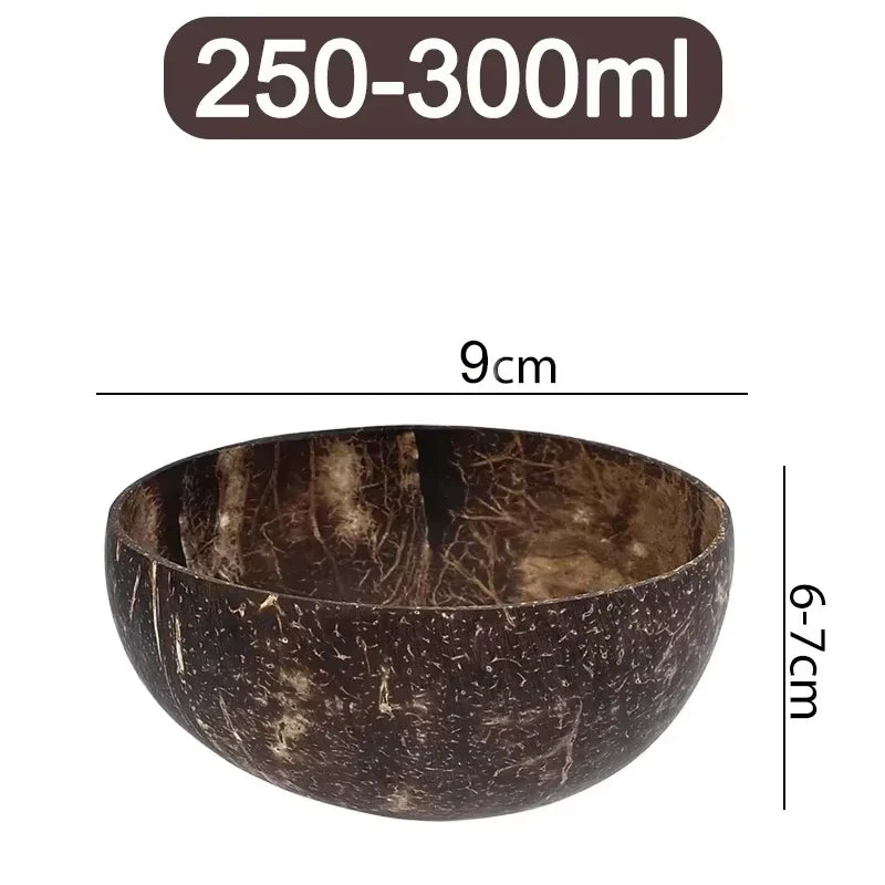 Natural Coconut Bowl Set