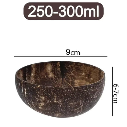 Natural Coconut Bowl Set