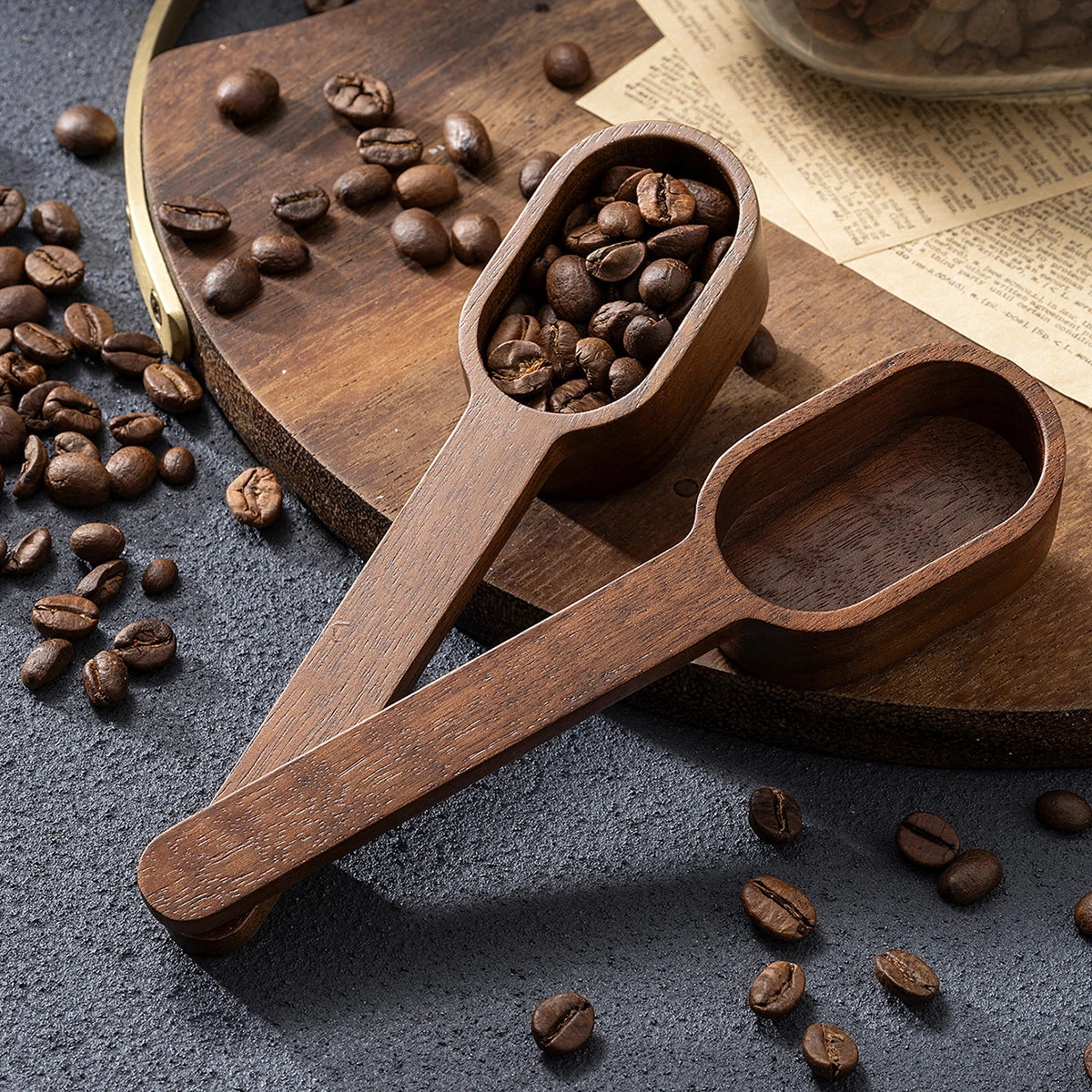 Walnut Coffee Measuring Spoon