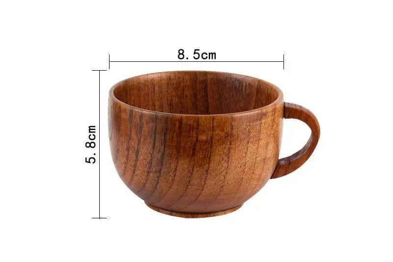Wooden Big Belly Cup – Handmade Jujube Wood Drinkware
