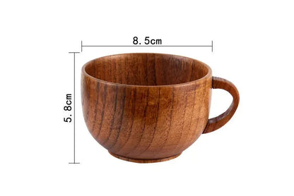 Wooden Big Belly Cup – Handmade Jujube Wood Drinkware