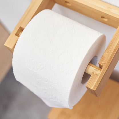 Bamboo Wall Paper Holder