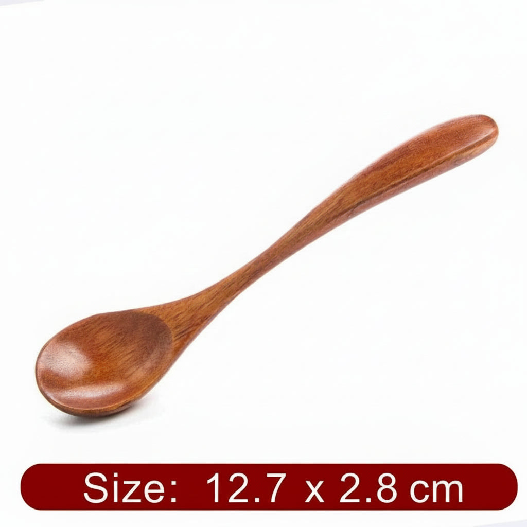 Mini Wooden Spoon & Fork Set – Coffee & Dessert Utensils
